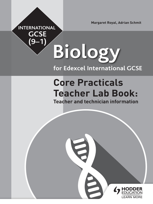 Title details for Edexcel International GCSE (9-1) Biology Teacher Lab Book by Margaret Royal - Wait list